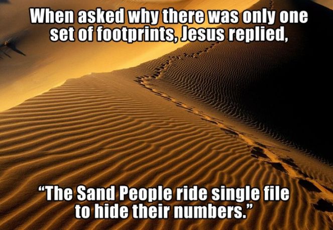 sand people footprints